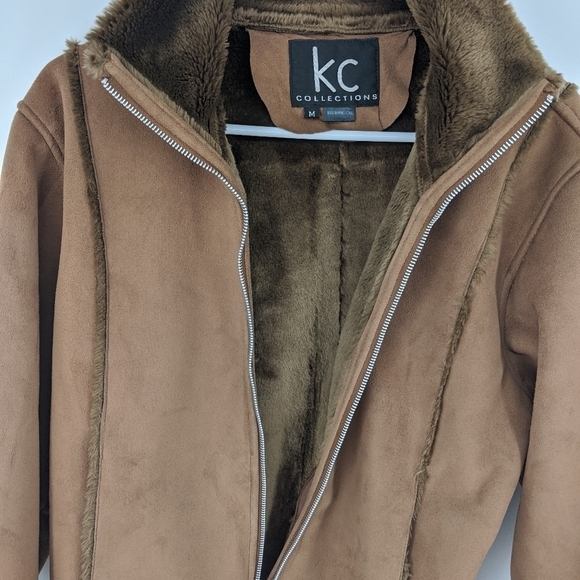 Vtg KC Collection Women's Jacket Faux Fur - Picture 5 of 13